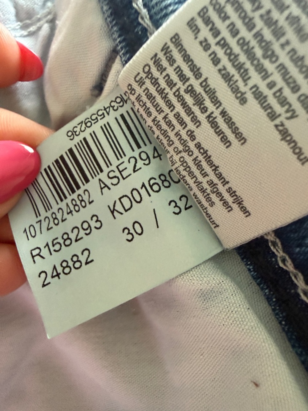 Mavi Adriana Mid-Rise Super Skinny Jeans in Faded Blue 30/32 - Picture 15 of 15